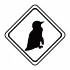 道路標識 動物注意 交通安全 ドライブ 道路