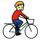 交通安全 自転車 子供 春 秋